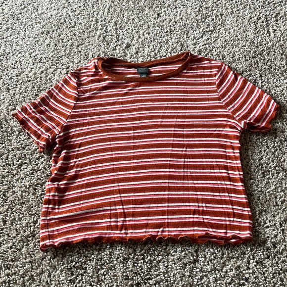 Wild Fable Cropped Ribbed Shirt - Picture 1 of 2